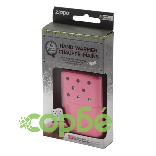 Джобна печка за ръце Zippo, 6-часова, розова ➤ топ цена ➤ sorbe.bg