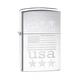 Запалка Zippo Made in USA with Flag 29430