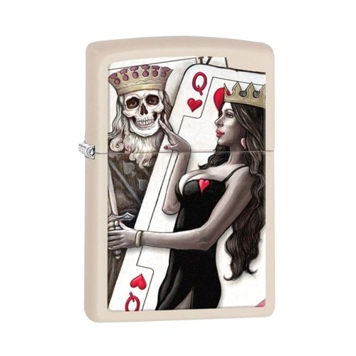 Запалка Zippo Skull, King, Queen Beauty 29393 ➤ топ цена ➤ sorbe.bg