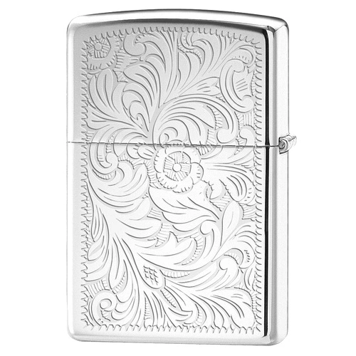 Запалка Zippo 352  Venetian Polished Chrome ➤ топ цена ➤ sorbe.bg