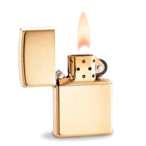Запалка Zippo 254B  High Polish Brass ➤ топ цена ➤ sorbe.bg