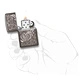 Запалка Zippo Filigree Flame and Wing Design 29881