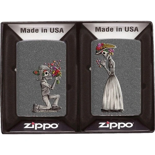 Комплект запалки Zippo 28987 Day of The Dead Skeletons ➤ топ цена ➤ sorbe.bg
