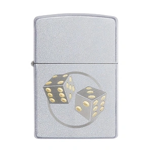 Запалка Zippo 29412 Satin Chrome, Auto Two Tone