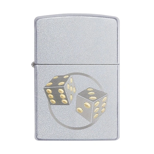 Запалка Zippo 29412 Satin Chrome, Auto Two Tone ➤ топ цена ➤ sorbe.bg