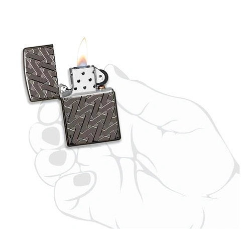 Запалка Zippo Armor® Geometric Weave Design 49173 ➤ топ цена ➤ sorbe.bg