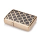 Запалка Zippo 28675 Fence Design, Polished Brass