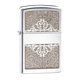 Запалка Zippo 28467  Filigree Initial, High Polished Chrome