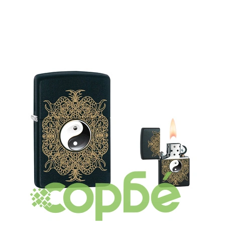 ZIPPO Запалка Black Matte ® Color Image / Laser Engrave 28829 ➤ топ цена ➤ sorbe.bg