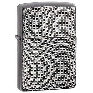 Запалка Zippo 28544 Armor - Cross Wave Ridge, Black Chrome