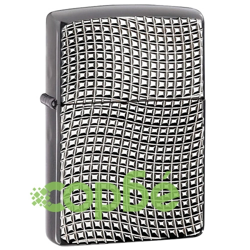 Запалка Zippo 28544 Armor - Cross Wave Ridge, Black Chrome ➤ топ цена ➤ sorbe.bg