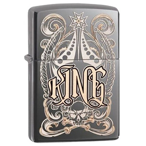 Запалка Zippo 28798 King Black Ice