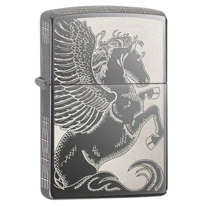 Запалка Zippo 28802 Pegasus Black Ice