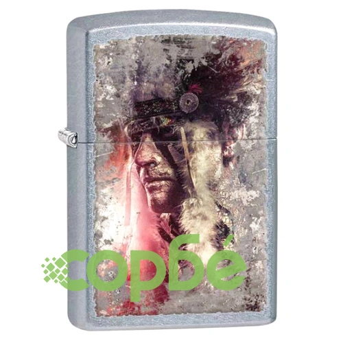 Запалка Zippo 28868  Native American, Street Chrome ➤ топ цена ➤ sorbe.bg