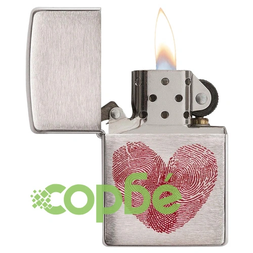 Запалка Zippo 29068 Heart Thumbprints ➤ топ цена ➤ sorbe.bg