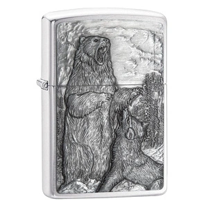 Запалка Zippo 29636 Bear vs Wolf