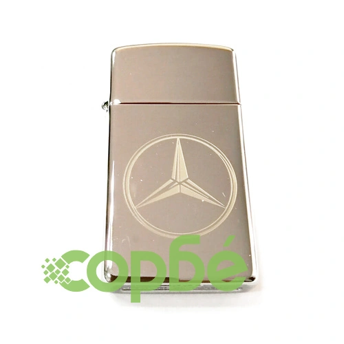 НАМАЛЕНА (С ВЕЧЕ ГРАВИРАН ТЕКСТ И ЛОГО, ВИЖТЕ СНИМКИТЕ) Запалка Zippo 1610  Polished Chrome, Slim 1610-1 ➤ топ цена ➤ sorbe.bg