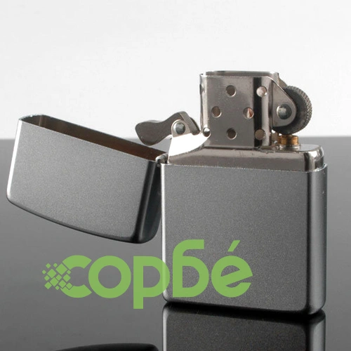 НАМАЛЕНА (С ГРАВИРАН ТЕКСТ) Запалка Zippo 205  Satin Chrome 205-1 ➤ топ цена ➤ sorbe.bg