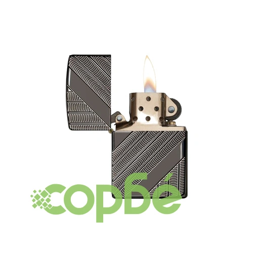 Запалка Zippo 29422 Coils,Black Ice ➤ топ цена ➤ sorbe.bg