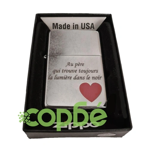 Запалка Zippo Love Street Chrome, С ВЕЧЕ ГРАВИРАН ТЕКСТ 29060*ENG ➤ топ цена ➤ sorbe.bg