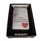 Запалка Zippo Love Street Chrome, С ВЕЧЕ ГРАВИРАН ТЕКСТ 29060*ENG