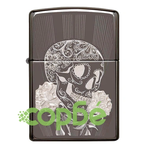 Запалка Zippo Fancy Skull Design С ВЕЧЕ ГРАВИРАН ТЕКСТ 29883*ENG ➤ топ цена ➤ sorbe.bg
