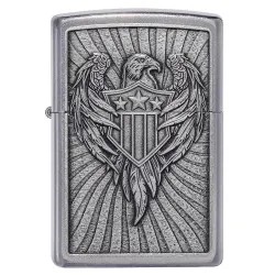 Запалка Zippo Eagle Shield Emblem Design 49450