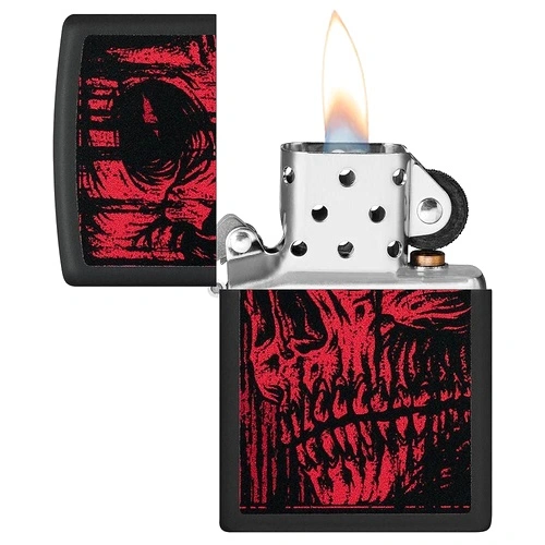 Запалка Zippo Red Skull Design 49775 ➤ топ цена ➤ sorbe.bg