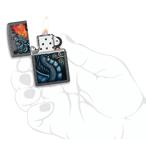 Запалка Zippo Fiery Dragon Design 49776 ➤ топ цена ➤ sorbe.bg