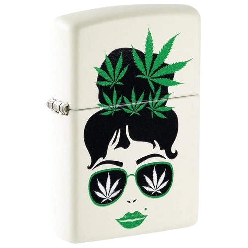 Запалка Zippo Cannabis Design Design Glow in the Dark 49837 ➤ топ цена ➤ sorbe.bg