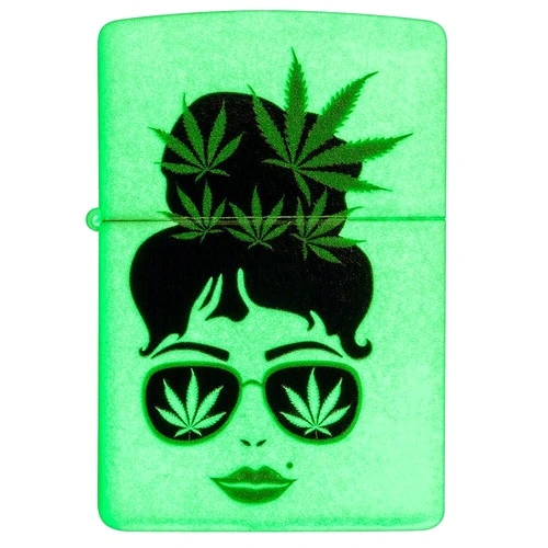 Запалка Zippo Cannabis Design Design Glow in the Dark 49837 ➤ топ цена ➤ sorbe.bg