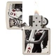 Запалка Zippo Skull King and Queen Cards Flat Sand 49942