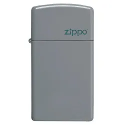 Запалка Zippo Slim Flat Grey Zippo Logo 49527ZL
