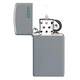 Запалка Zippo Slim Flat Grey Zippo Logo 49527ZL