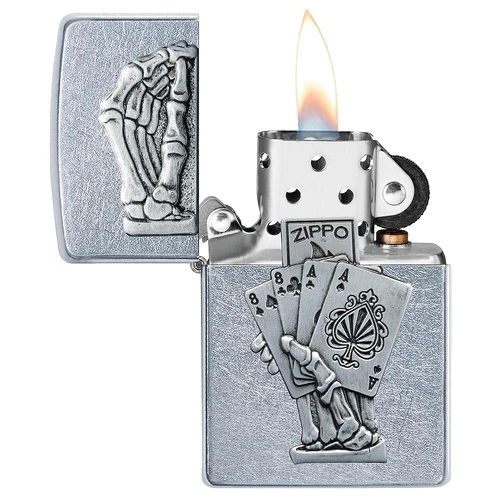 Запалка Zippo Dead Man' s Hand Emblem Design 49536 ➤ топ цена ➤ sorbe.bg