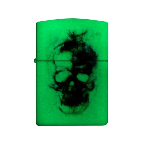 Запалка Zippo 48563 - Skull Design Glow in the Dark ➤ топ цена ➤ sorbe.bg