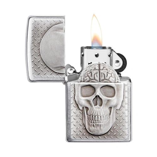 Запалка Zippo 29818 - Skull with Brain Surprise ➤ топ цена ➤ sorbe.bg