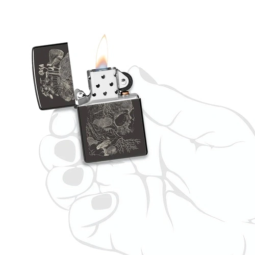 Запалка Zippo Skull Mushroom Design 48590 ➤ топ цена ➤ sorbe.bg