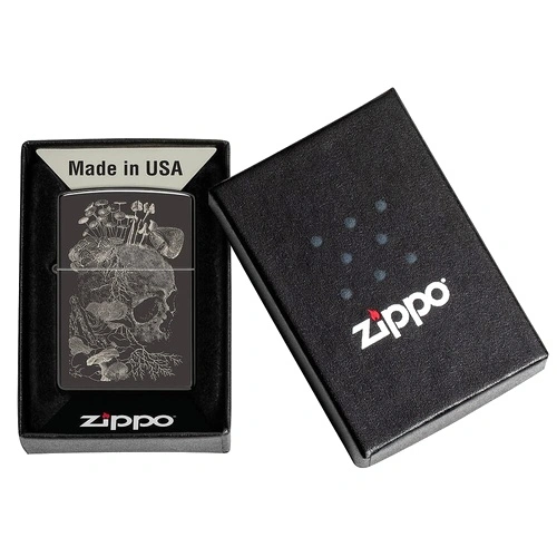 Запалка Zippo Skull Mushroom Design 48590 ➤ топ цена ➤ sorbe.bg