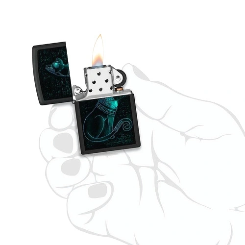 Запалка Zippo Spiritual Cat Design 48582 ➤ топ цена ➤ sorbe.bg