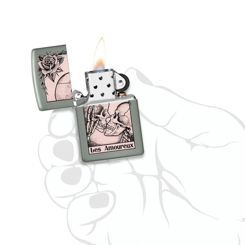 Запалка Zippo Death Kiss Design 48594 ➤ топ цена ➤ sorbe.bg