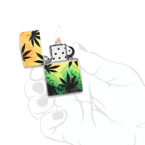 Запалка Zippo Cannabis Design 49806 ➤ топ цена ➤ sorbe.bg