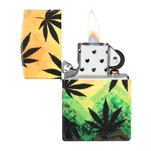 Запалка Zippo Cannabis Design 49806 ➤ топ цена ➤ sorbe.bg
