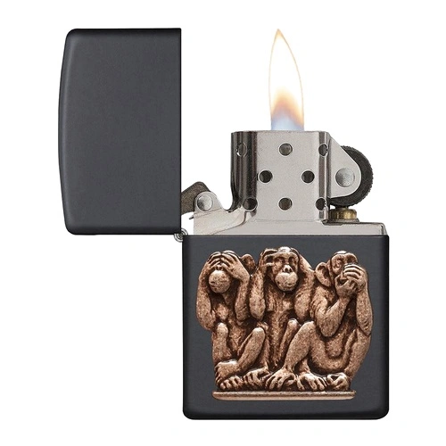 Запалка Zippo Three Monkeys 29409 ➤ топ цена ➤ sorbe.bg