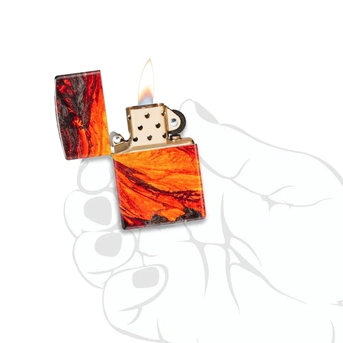 Запалка Zippo Lava Flow Design 48622 ➤ топ цена ➤ sorbe.bg