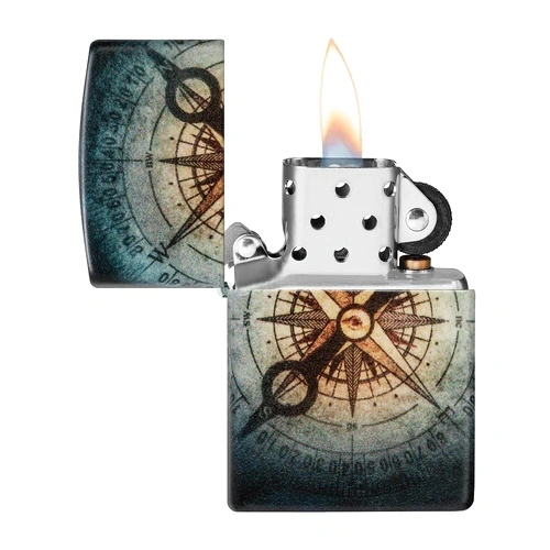Запалка Zippo Compass Ghost Design Glow in the Dark 48562 ➤ топ цена ➤ sorbe.bg