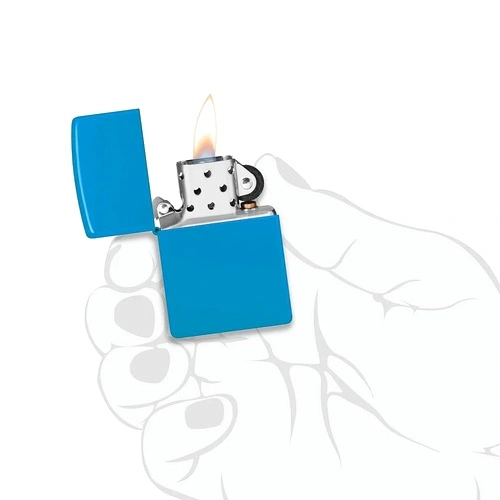 Запалка Zippo Classic Sky Blue Matte 48628 ➤ топ цена ➤ sorbe.bg