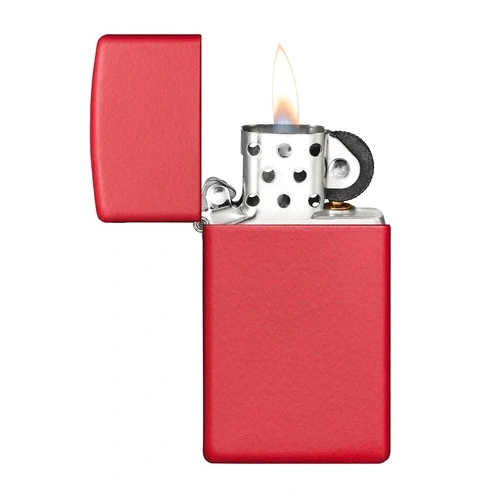 Запалка Zippo Slim® Red Matte 1633 ➤ топ цена ➤ sorbe.bg