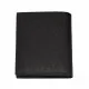 Вертикален мъжки портфейл Zippo Saffiano Tri-Fold, RFID защита, черен 2007073