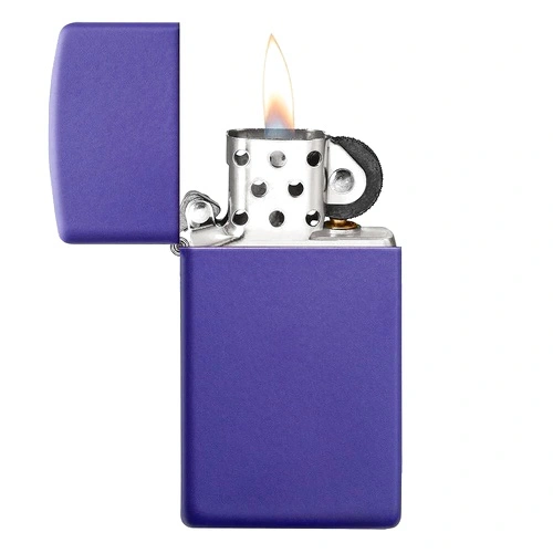 Запалка Zippo - 1637 Slim Purple Matte ➤ топ цена ➤ sorbe.bg